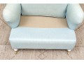 Distinguished Upholstered Rolled Back Club Chair 