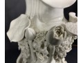 Unusual Vintage Signed Chinese Porcelain Guanyin Blanc De Chine Figure Mounted As A Lamp