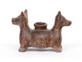 Pre Columbian Style Pottery Double Form Vase
