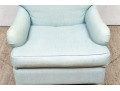Distinguished Upholstered Rolled Back Club Chair 