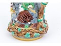 Minton Majolica Carafe With Figural Relief Decoration 