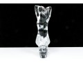 Baccarat R.Rigot Striking Kneeling Nude Figure, Boxed