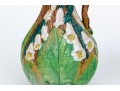 Collection Of 2 English Hand Painted Polychrome Finished Ceramic Water Pitchers