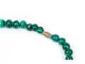 Striking Graduated Green Malachite Bead Necklace