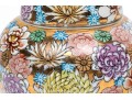 Vintage Chinese Famille Rose 'millefleur' Decorated Ginger Jar