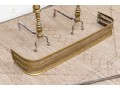 Antique Three Piece Fireplace Set