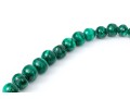 Striking Graduated Green Malachite Bead Necklace