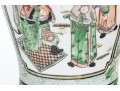 Pair Of Chinese Famille Verte Porcelain Vases, Mounted As Table Lamps