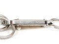 Tiffany & Co. Sterling Silver Key Ring, With Two Steel Valet Key Rings