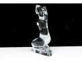 Baccarat R.Rigot Striking Kneeling Nude Figure, Boxed