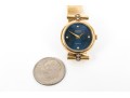 Seiko Lasalle Small Gold Tone Quartz Wristwatch, Blue Dial, Bracelet