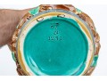 Minton Majolica Carafe With Figural Relief Decoration 
