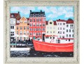 Oil On Canvas, Along The Town Quay