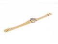 Seiko Lasalle Small Gold Tone Quartz Wristwatch, Blue Dial, Bracelet