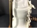 Unusual Vintage Signed Chinese Porcelain Guanyin Blanc De Chine Figure Mounted As A Lamp
