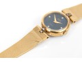 Seiko Lasalle Small Gold Tone Quartz Wristwatch, Blue Dial, Bracelet