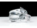 Baccarat R.Rigot Striking Kneeling Nude Figure, Boxed