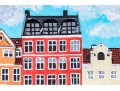 Oil On Canvas, Along The Town Quay