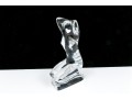 Baccarat R.Rigot Striking Kneeling Nude Figure, Boxed