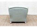 Distinguished Upholstered Rolled Back Club Chair 