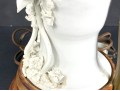 Unusual Vintage Signed Chinese Porcelain Guanyin Blanc De Chine Figure Mounted As A Lamp