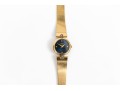 Seiko Lasalle Small Gold Tone Quartz Wristwatch, Blue Dial, Bracelet