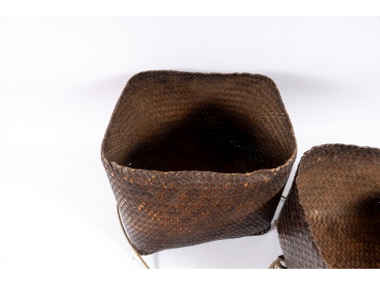 Vintage Southeast Asian Woven Basket