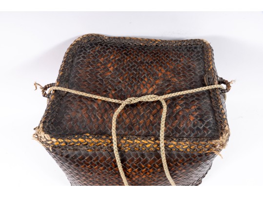 Vintage Southeast Asian Woven Basket
