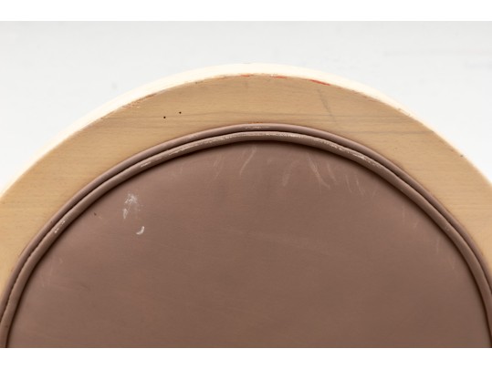 Pair Of Leatherette Accent Chairs By William Switzer