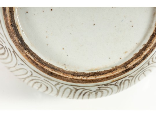 19th Century Famille Verte Melon Jar