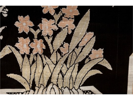 Chinese Embroidered Silk Panel/Tapestry
