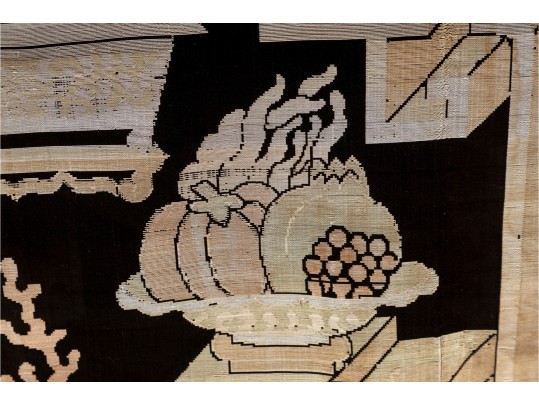 Chinese Embroidered Silk Panel/Tapestry