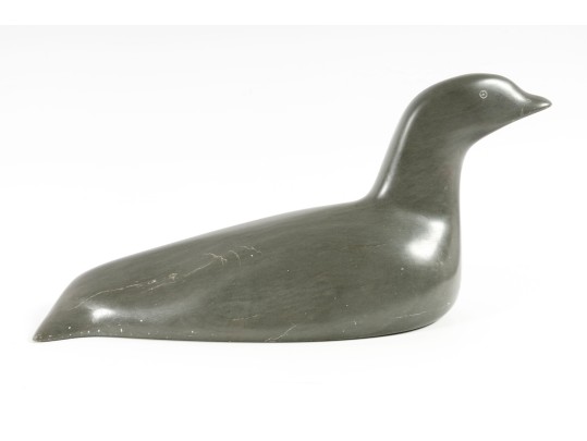1974 Inuit Carved Soapstone Decoy