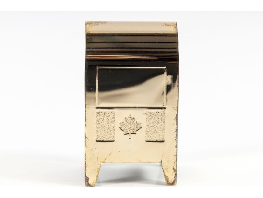 CAPEX 87 Canadian International Philatelic Exhibition Commemorative Silver Plated Mailbox Miniature
