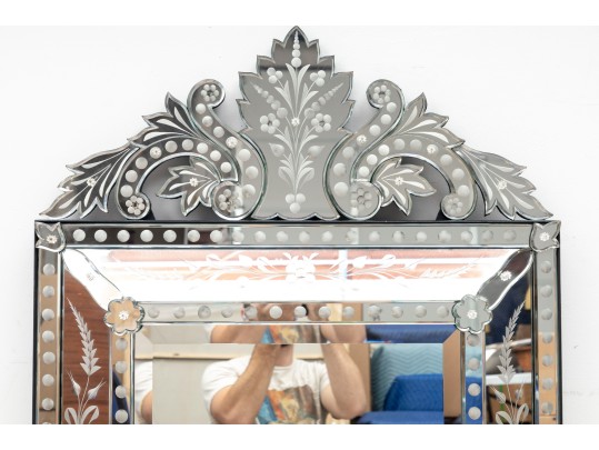 Large Venetian Glass Mirror 