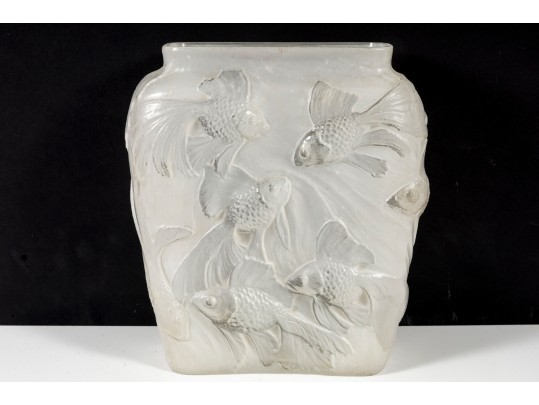 Vintage Phoenix Glass Fish Planter/Vase