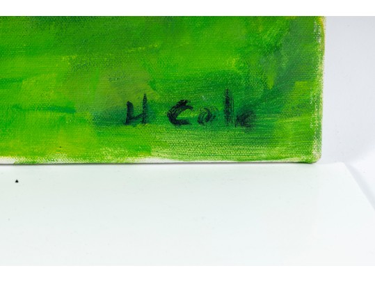 Hannah Cole Buie (American, B. 1955) Oil On Canvas Country Landscape