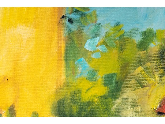 Hannah Cole Buie (American, B. 1955) Oil On Canvas Country Landscape