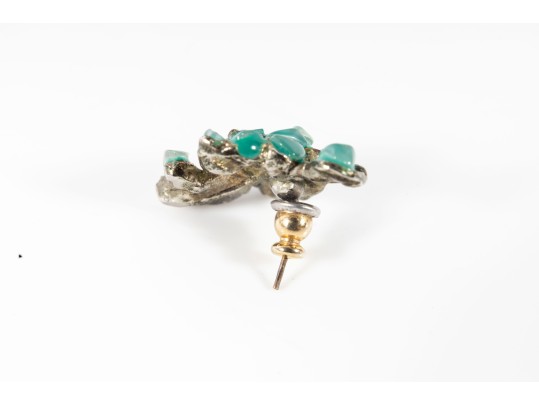 Natural Green Apatite Stone Earrings 