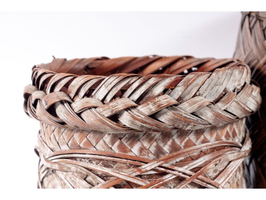 Trio Of Vintage Woven Basets
