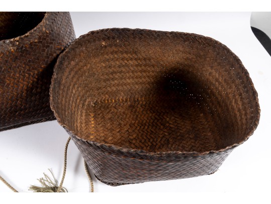 Vintage Southeast Asian Woven Basket