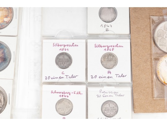 Assorted German Coin & Tokens (Mixed Material)