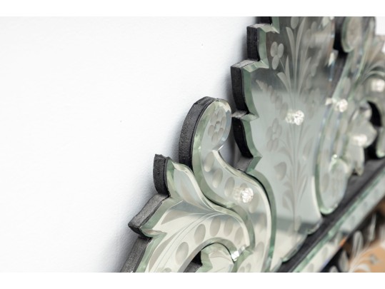 Large Venetian Glass Mirror 