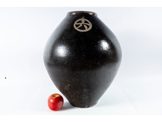 Early 1900's Steamed Chinese Wine Jar Planter