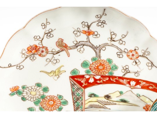 19th Century Japanese Kutani-Ware Plates & Bowl