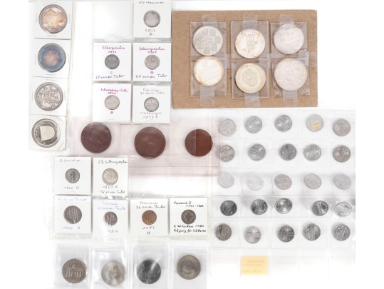 Assorted German Coin & Tokens (Mixed Material)