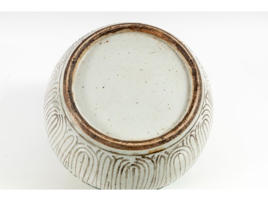 19th Century Famille Verte Melon Jar