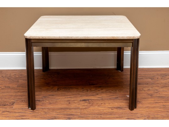 Heavy MCM Burnished Brass Coffee Table (Large)