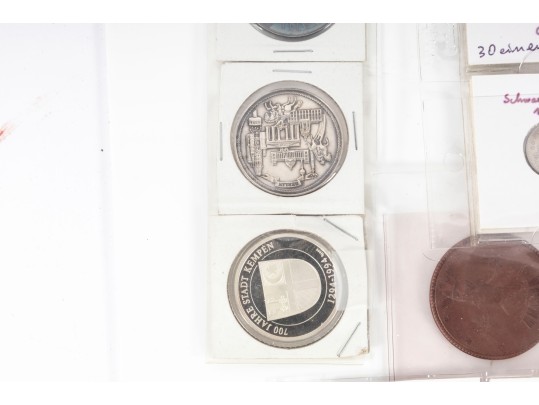 Assorted German Coin & Tokens (Mixed Material)