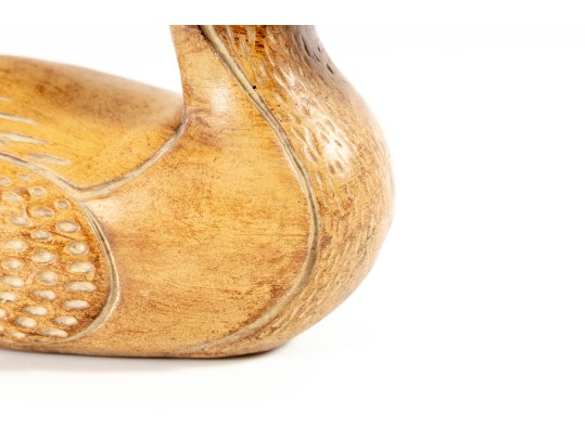 Heavy Wood Duck Decoy Carving